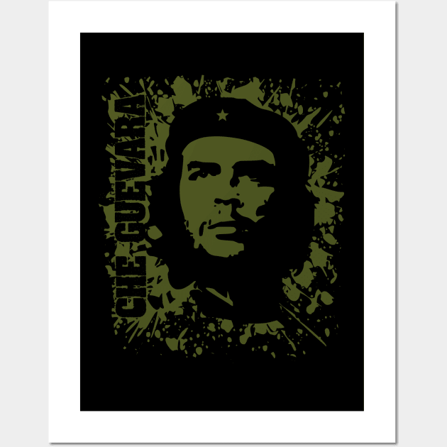 Che Guevara Rebel Cuban Guerrilla Revolution T-Shirt Wall Art by HiDearPrint